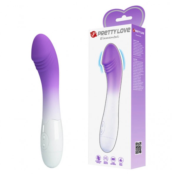 PRETTY LOVE - Elemental Wand Vibrator (Battery - Purple) PRETTY LOVE - Elemental Wand Vibrator (Battery - Purple)